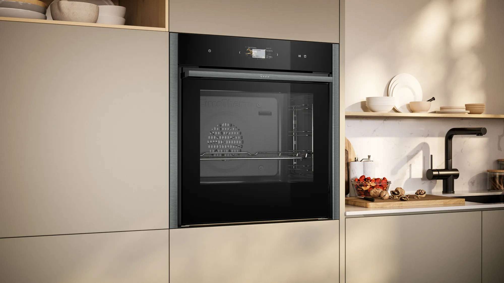 NEFF built-in oven in a contemporary kitchen
